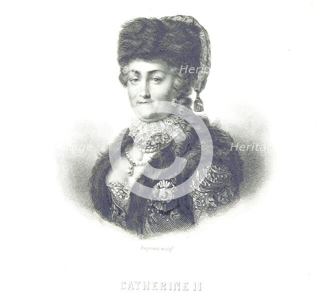 Catherine II, 1855.  Creator: Hopwood.
