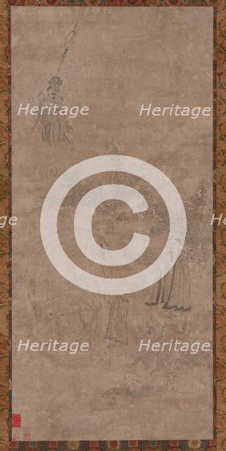 Washing the White Elephant, Ming dynasty, 16th-17th century. Creator: Unknown.