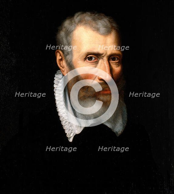 Antonius Busennius, professor of medicine at Louvain 1548-1550, city physician of Antwerp..., 1570. Creator: Adriaen Thomasz Key.