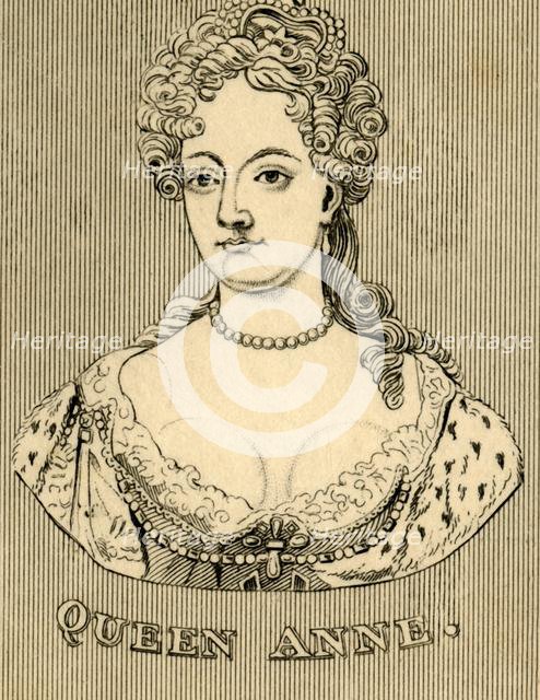 'Queen Anne', (1665-1714), 1830. Creator: Unknown.