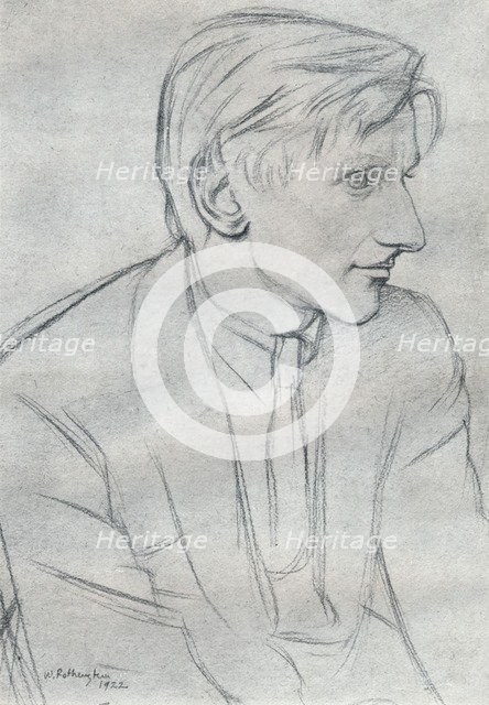 'Edmund Charles Blunden (1896-1974), English poet, author and critic', 1933. Artist: William Rothenstein