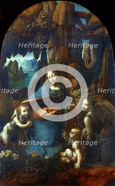 'The Virgin of the Rocks', 1491-1519. Artist: Leonardo da Vinci