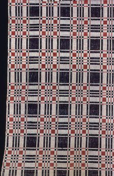 Coverlet, United States, 1820/24. Creator: Unknown.
