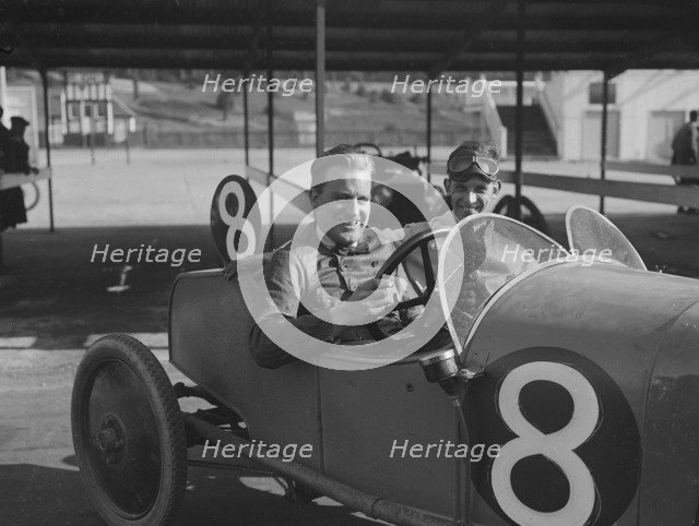 Coventry-Premier of AJ Dixon, JCC 200 Mile Race, Brooklands, 1921. Artist: Bill Brunell.