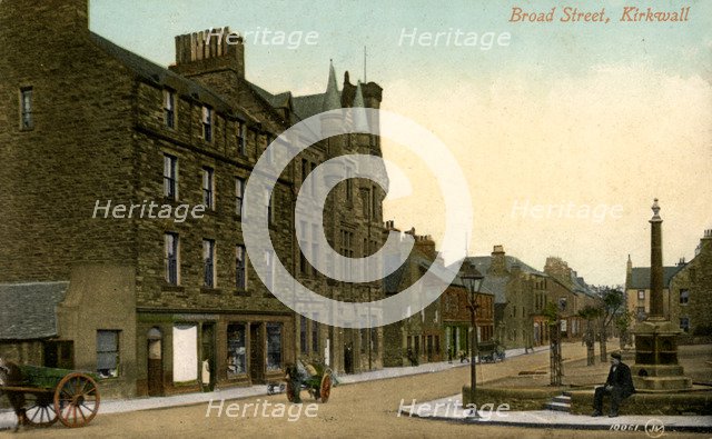 Broad Street, Kirkwall, Orkney, Scotland, 20th century. Artist: Unknown