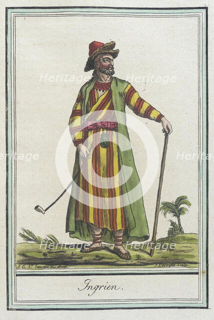 Costumes de Différents Pays, 'Ingrien', c1797. Creators: Jacques Grasset de Saint-Sauveur, LF Labrousse.