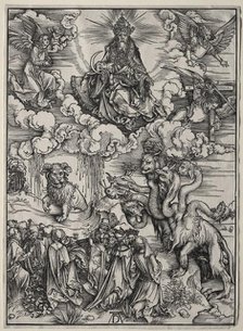 The Beast with Seven Heads and the Beast with Lamb's Horns. Creator: Albrecht Dürer (German, 1471-1528).