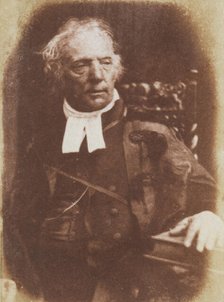 Rev. Dr. Thomas Chalmers, ca. 1843. Creators: David Octavius Hill, Robert Adamson, Hill & Adamson.