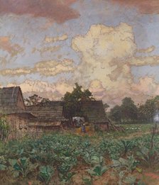 Farm in Silesia, 1913. Creator: Jindrich Tomec.