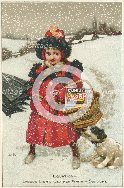 Trade card for Sunlight Soap, c1900. Artist: Tom Browne