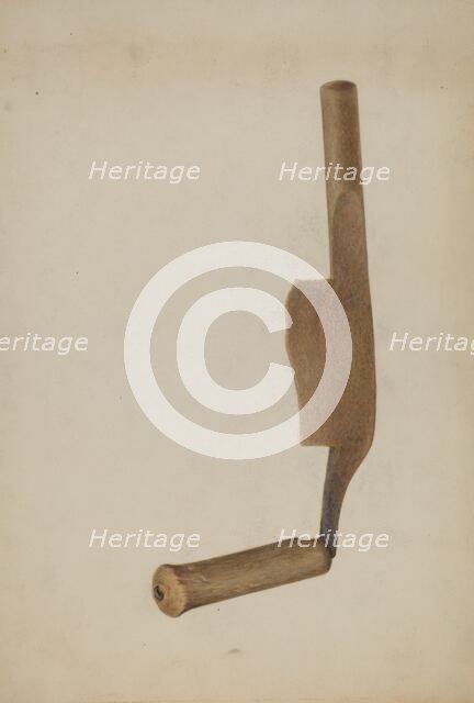 Drawknife, c. 1938. Creator: George C. Brown.
