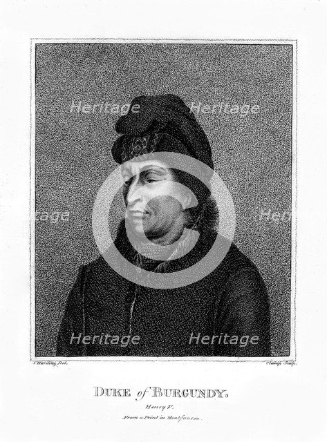 Duke of Burgundy, (19th century).Artist: Clamp