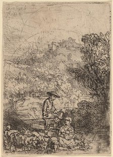 The Shepherd and His Family, 1644. Creator: Rembrandt Harmensz van Rijn.