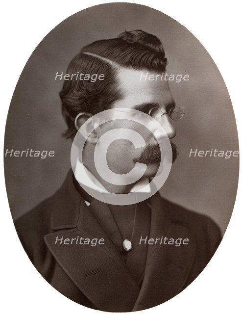 William Black, British novelist, 1877.Artist: Lock & Whitfield