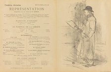 Mariage d'argent; Le Fardeau de la liberté; Un Client sérieux [recto], 1897. Creator: Henri de Toulouse-Lautrec.