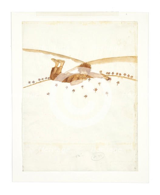 Illustration for novella The Little Prince (Le Petit Prince), 1942. Creator: Saint-Exupéry, Antoine de (1900-1944).