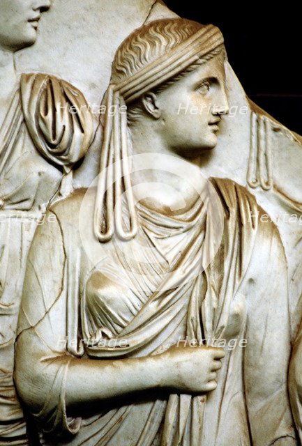 Vestal virgin, Roman, 1st century AD. Artist: Unknown