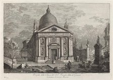 Prospetto della Chiesa del SS. Rosario detta de' Gesuati, 1742. Creator: Joseph Wagner.