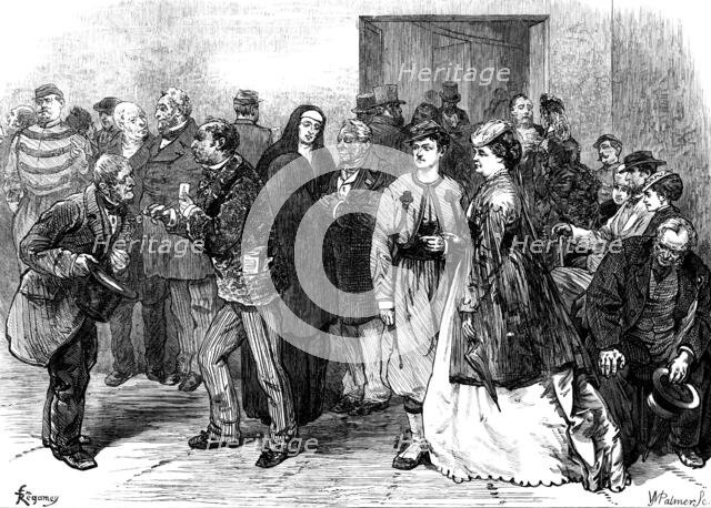 Waiting-room of the National Assembly at Versailles, 1871. Creator: William James Palmer.