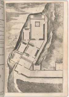Plan of the Rooms and Church of the Sacred Monastery (Pianta di parte della loggia..., 1612. Creator: Jacopo Ligozzi.