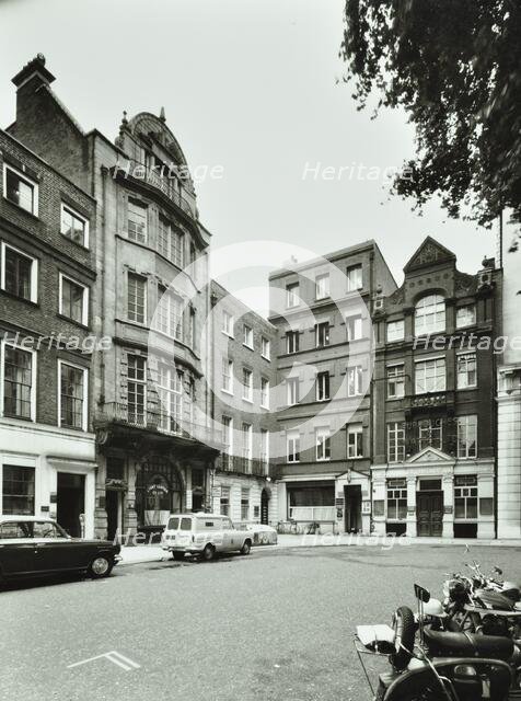 13-19 Soho Square, Westminster LB, London: front elevations, 1968. Creator: Unknown.
