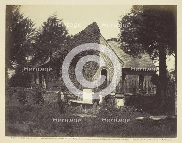Blandford Church, Petersburg, Virginia, April 1865. Creator: Alexander Gardner.