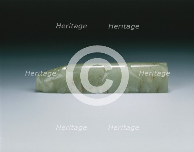Stylised jade pig, Han dynasty, China, 206 BC-220. Artist: Unknown