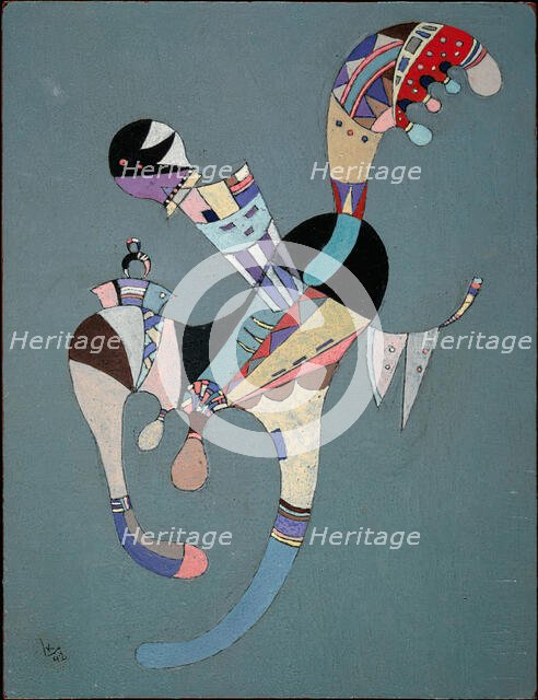 A Floating Figure, 1942. Creator: Kandinsky, Wassily Vasilyevich (1866-1944).