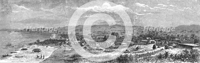 'The Graphic' Stanley Number; Ujiji, Near Lake Tanganyika where Sanley met Livingstone', 1890 Creator: Unknown.