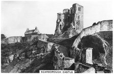 Scarborough Castle, 1936. Artist: Unknown