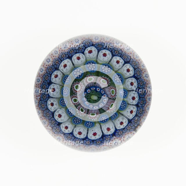 Paperweight, Saint-Louis, 1848. Creator: Saint-Louis Glassworks.