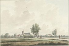 A landscape with a church on the horizon, 1758-1815. Creator: Nicolaas Wicart.