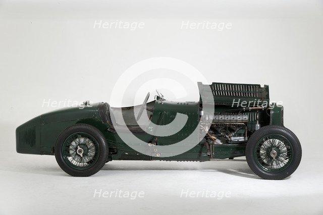 1924 Sunbeam Cub 2 litre Artist: Unknown.