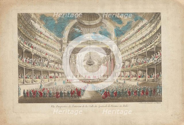 Teatro Filarmonico di Verona, 1730s. Creator: Bibiena, Francesco (1659-1739).