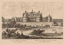 Vue du Château de Chambord, du côté de lentrée, 1678. Creator: Israël Silvestre (French, 1621-1691).