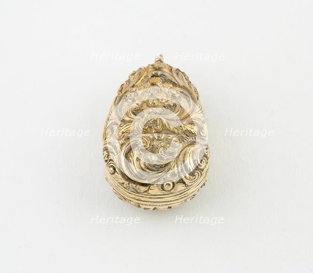 Vinaigrette, Birmingham, c. 1805/20. Creator: Probably Matthew Linwood.