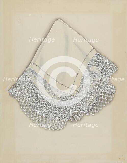 Handkerchief, c. 1937. Creator: Gordena Jackson.