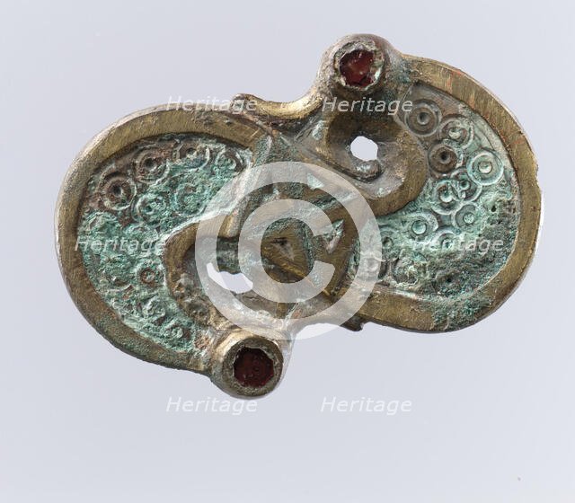 S-Shaped Brooch, Frankish, 6th century. Creator: Unknown.