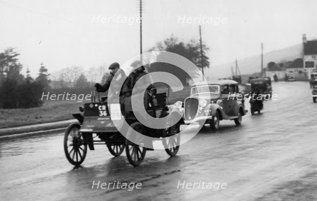 1902 Albion, driven by Harrington on 1934 London to Brighton Run. Creator: Unknown.