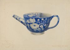 China Invalid's Cup, c. 1938. Creator: Vincent P. Rosel.
