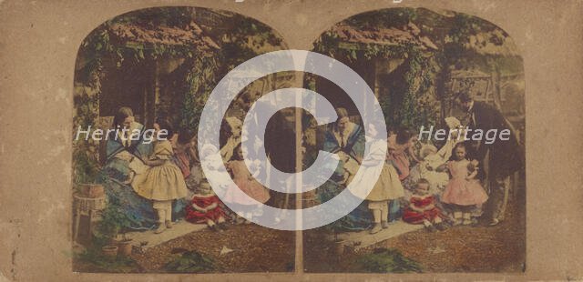 The Happy Homes of England., about 1855. Creator: Alfred Silvester.