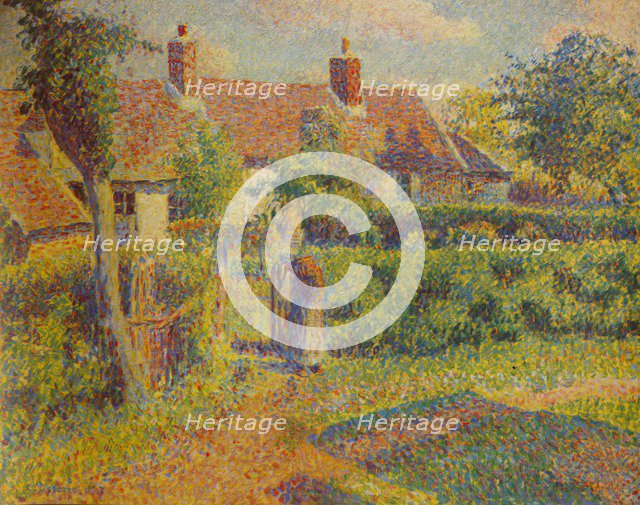 'La Chaumiere', 1887 (1935). Artist: Camille Pissarro.