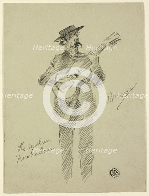 The Modern Troubadour, n.d. Creator: Philip William May.