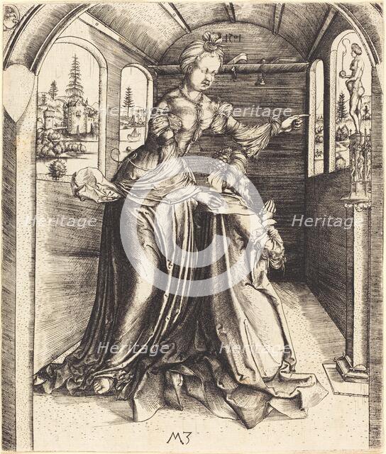 Solomon Worshipping False Gods, 1501. Creator: Master MZ.