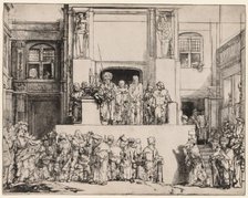 Ecce Homo. Christ Presented to the People, 1655. Creator: Rembrandt van Rijn (Dutch, 1606-1669).