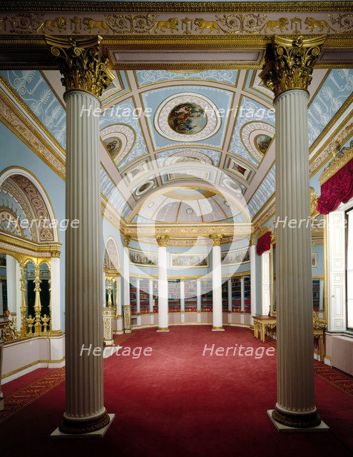 The library at Kenwood House, Hampstead, London, 1990. Artist: Paul Highnam