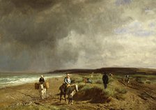 Coast near Villers, c1859. Creator: Constant Troyon.
