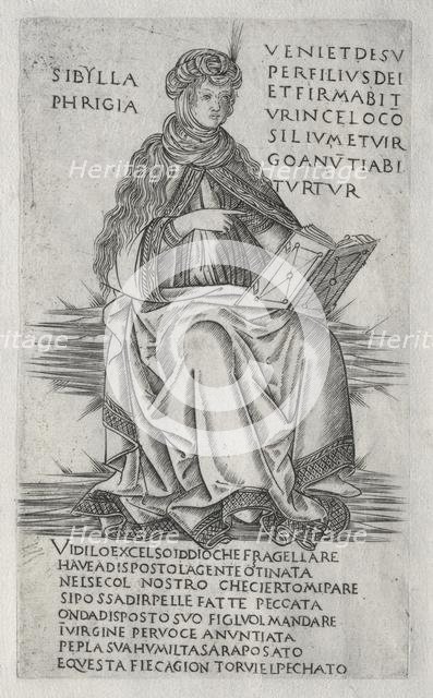 The Sibyls: The Phrygian Sibyl, c. 1470-1480. Creator: Francesco Rosselli (Italian, 1448-before 1513).