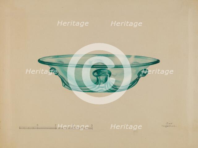 Dish, c. 1938. Creator: John Tarantino.