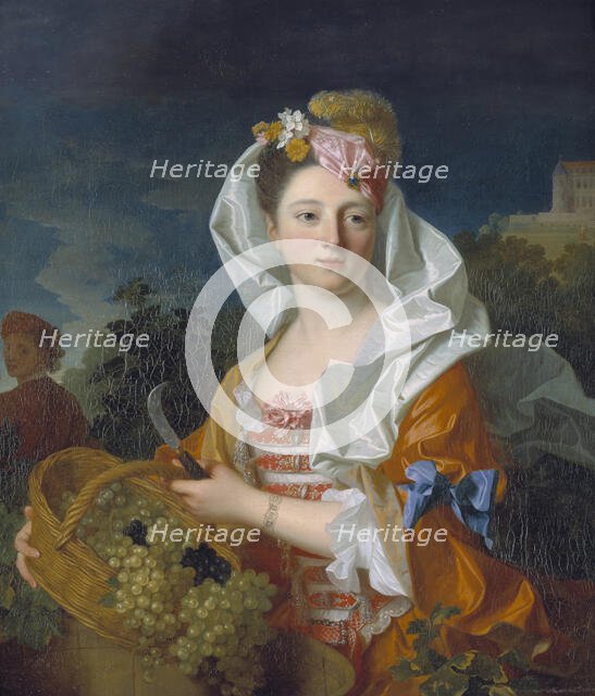 Portrait of a Lady as Pomona, early 18th century. Creator: Jean Ranc.